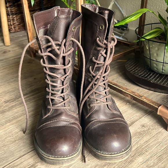 Combat Boot - Brown - Steve Madden - Size 8M - Picture 2 of 7